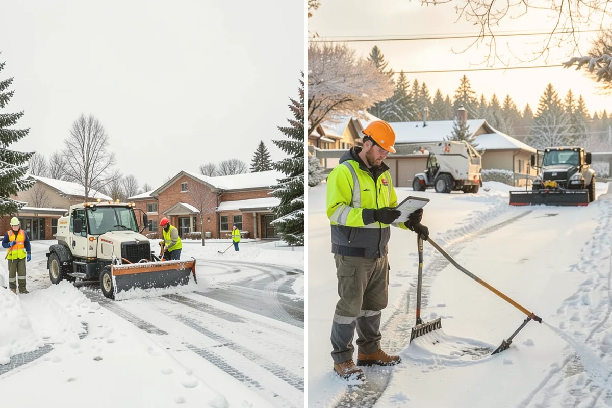 Parking Stall Clearing in Orting, Pierce County, WA - We identify stalls left blocked after plowing