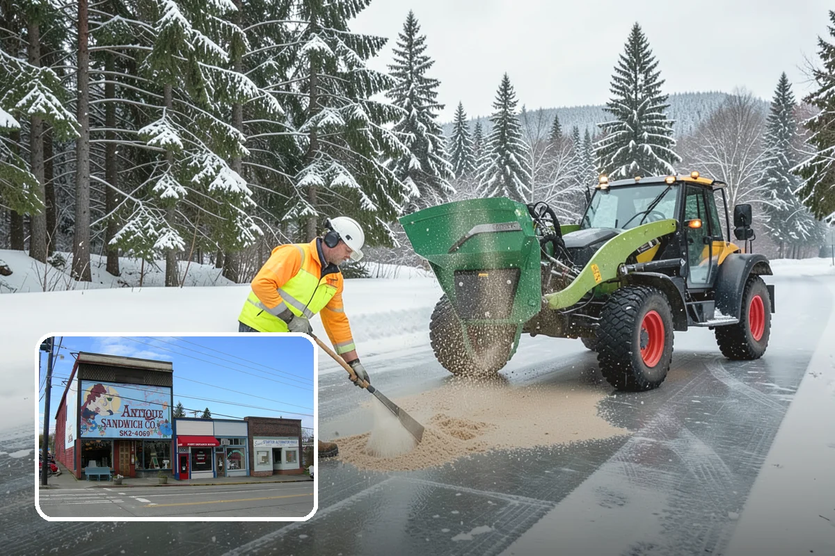 Parking Stall Clearing in Ruston, Pierce County, WA - Opens every stall, not just the aisles