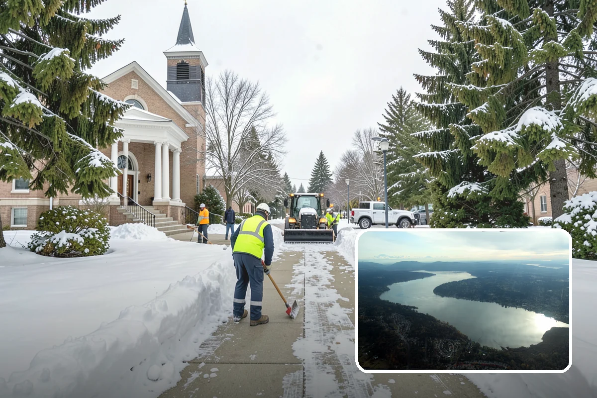 Parking Stall Clearing in Sammamish, King County, WA - Opens every stall, not just the aisles