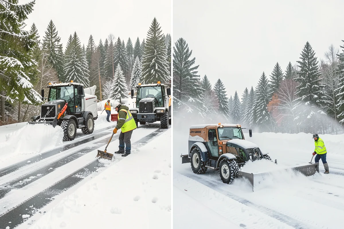 Parking Stall Clearing in Sammamish, King County, WA - We identify stalls left blocked after plowing