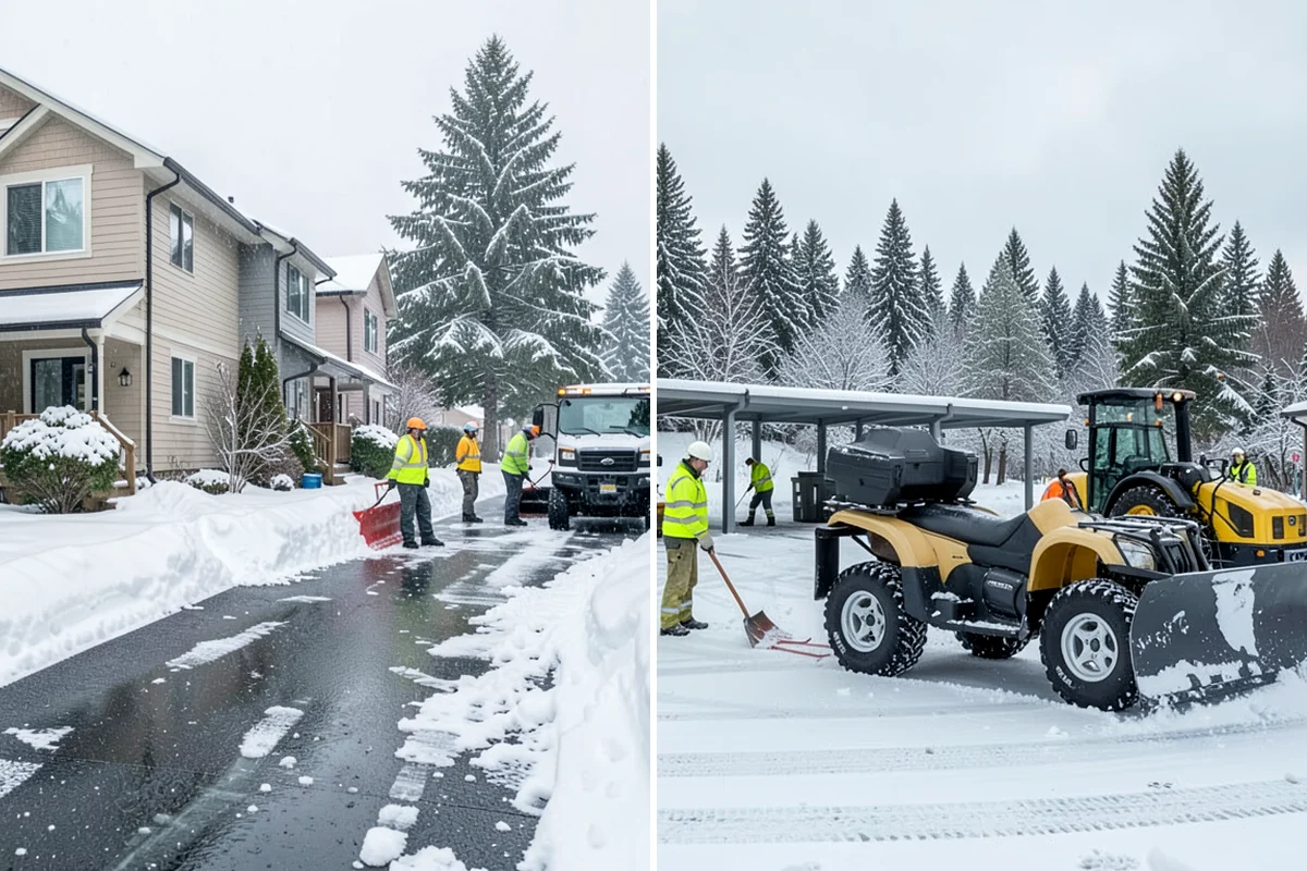 Parking Stall Clearing in Sedro-Woolley, Skagit County, WA - We identify stalls left blocked after plowing