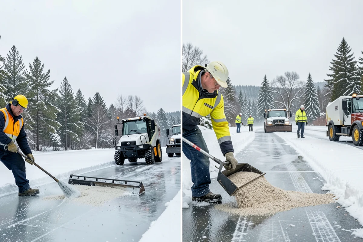 Parking Stall Clearing in Shoreline, King County, WA - We identify stalls left blocked after plowing