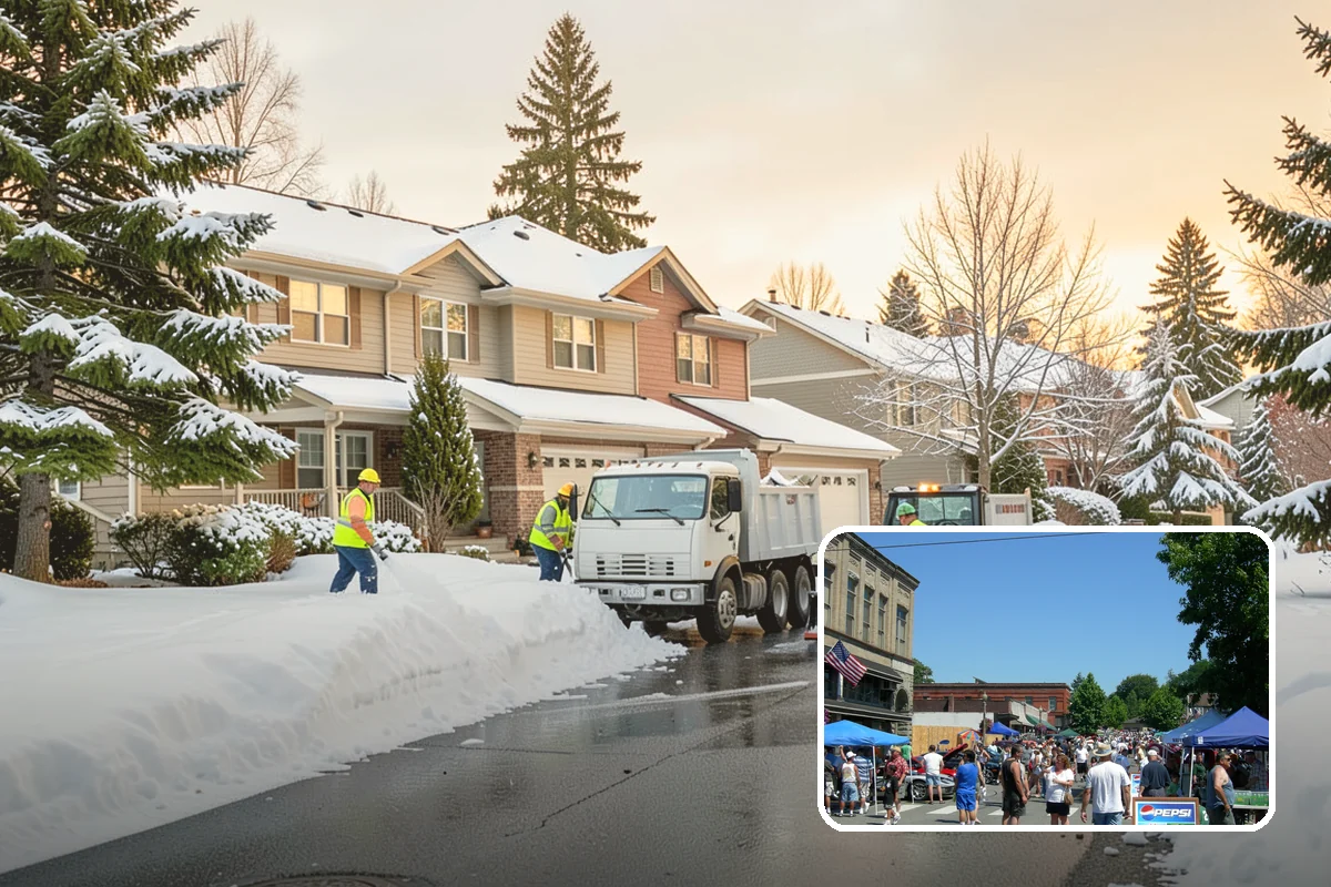 Parking Stall Clearing in Snohomish, Snohomish County, WA - Opens every stall, not just the aisles
