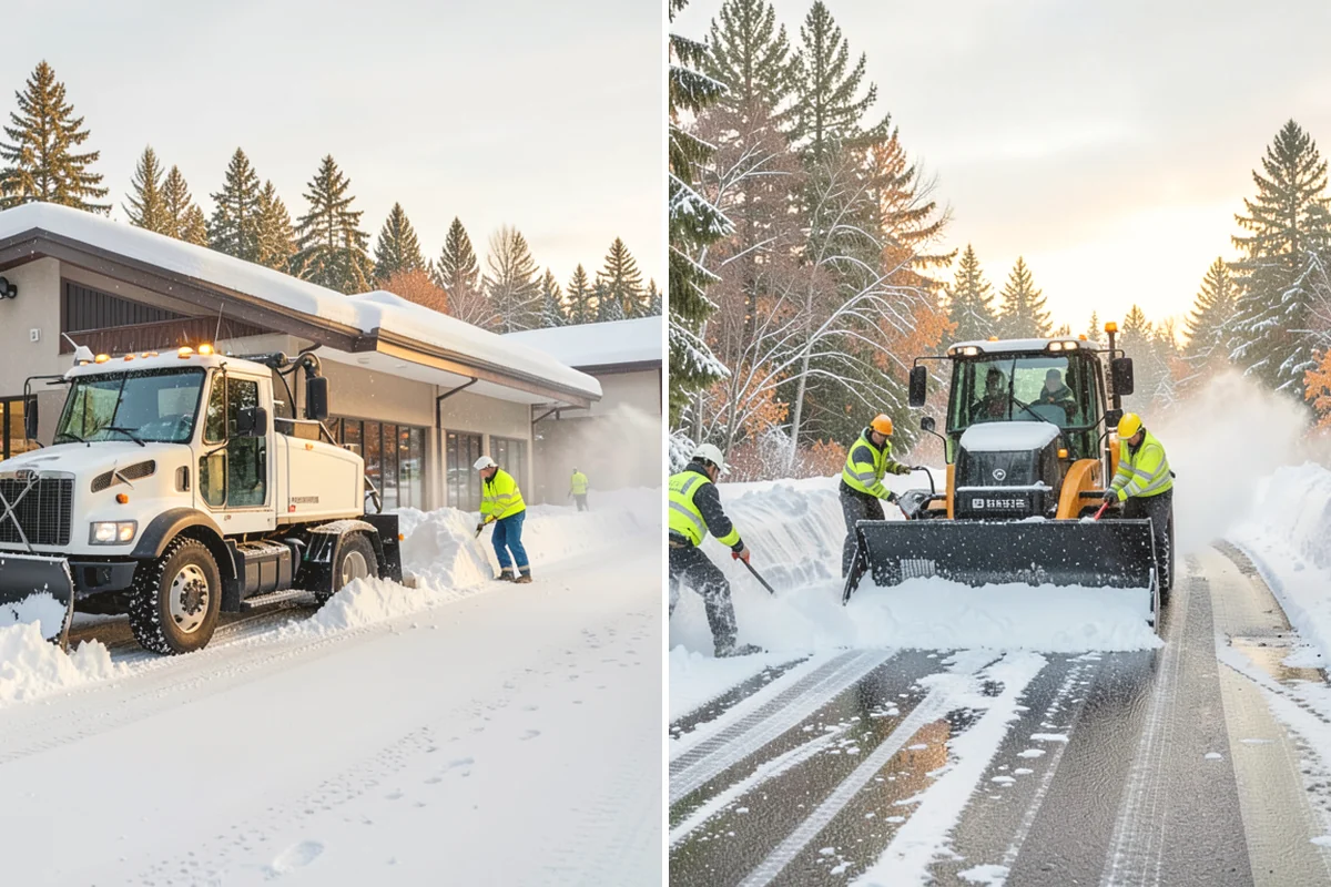 Parking Stall Clearing in University Place, Pierce County, WA - We identify stalls left blocked after plowing