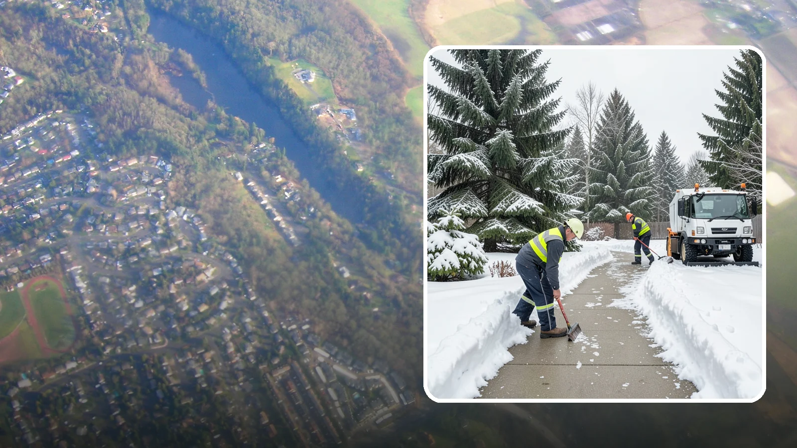 Patio Clearing in Algona, King County, WA - We clear residential and commercial patios so these gathering spaces stay usable through Western Washington winters.