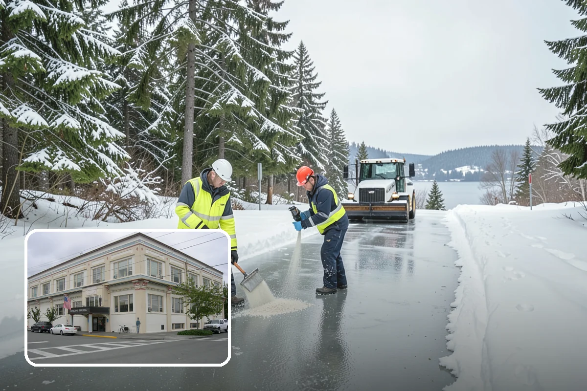 Patio Clearing in Anacortes, Skagit County, WA - Keeps patios safe and usable in winter