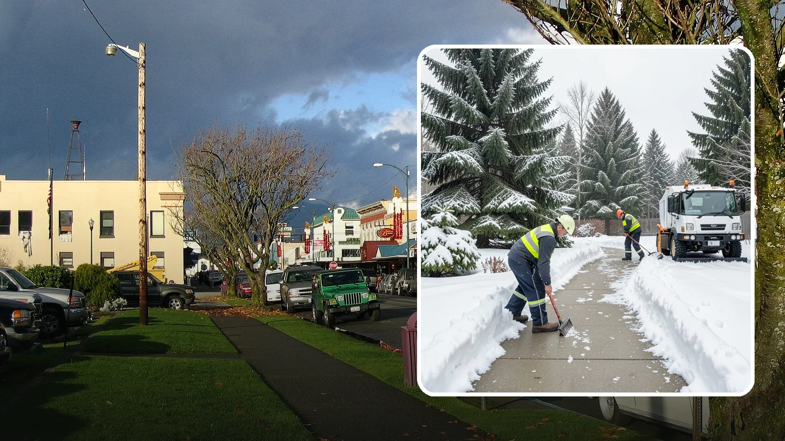 Patio Clearing in Arlington, Snohomish County, WA - We clear residential and commercial patios so these gathering spaces stay usable through Western Washington winters.
