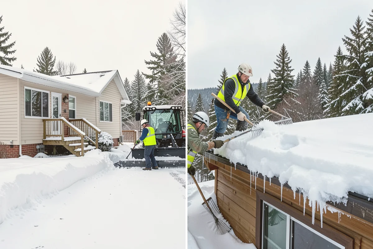 Patio Clearing in Bellevue, King County, WA - Assess the patio surface type and layout