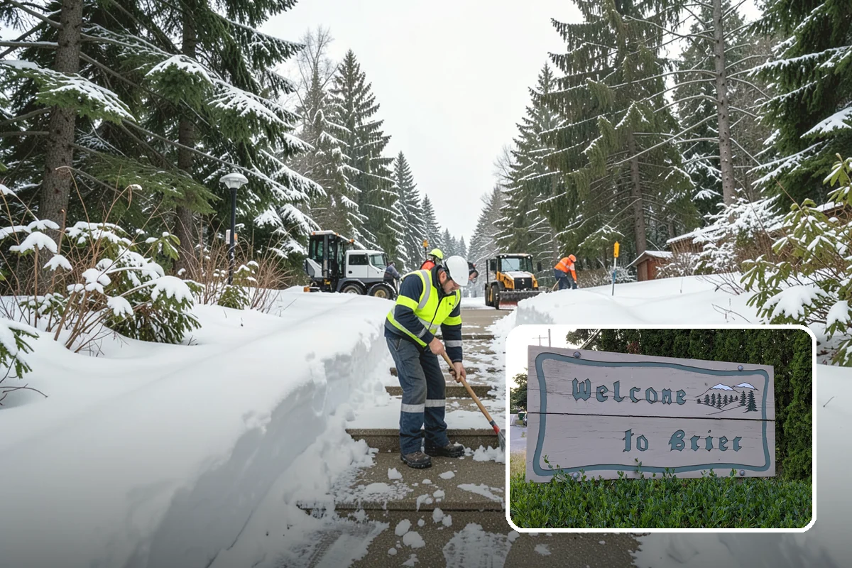 Patio Clearing in Brier, Snohomish County, WA - Keeps patios safe and usable in winter