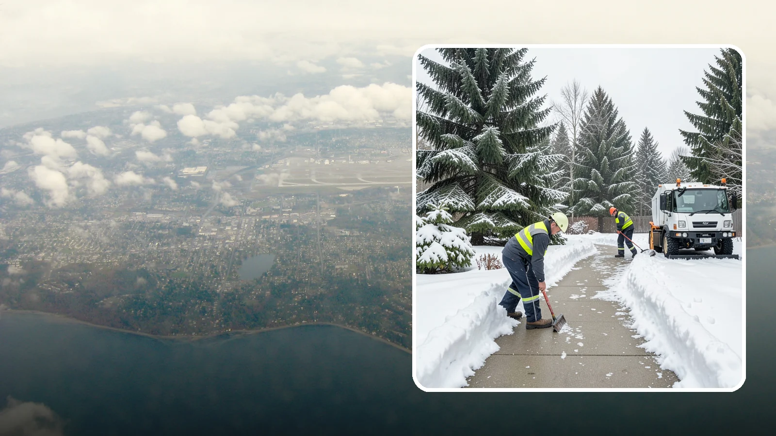 Patio Clearing in Burien, King County, WA - We clear residential and commercial patios so these gathering spaces stay usable through Western Washington winters.