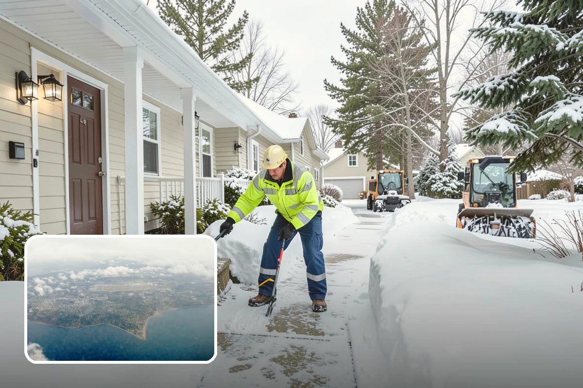 Patio Clearing in Burien, King County, WA - Keeps patios safe and usable in winter