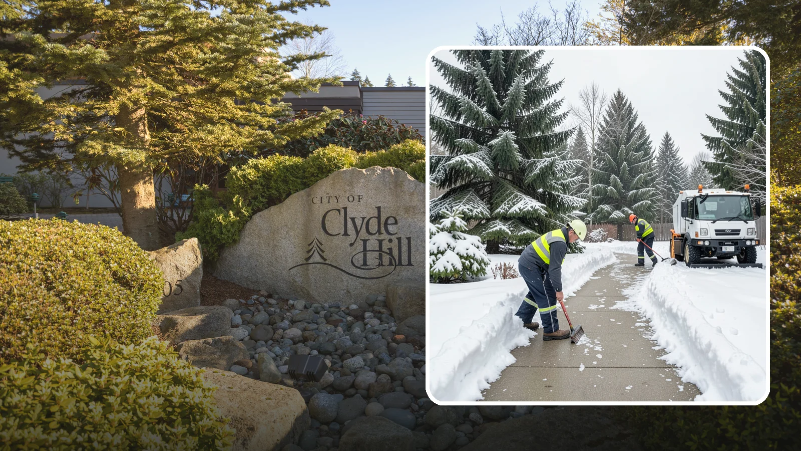 Patio Clearing in Clyde Hill, King County, WA - We clear residential and commercial patios so these gathering spaces stay usable through Western Washington winters.