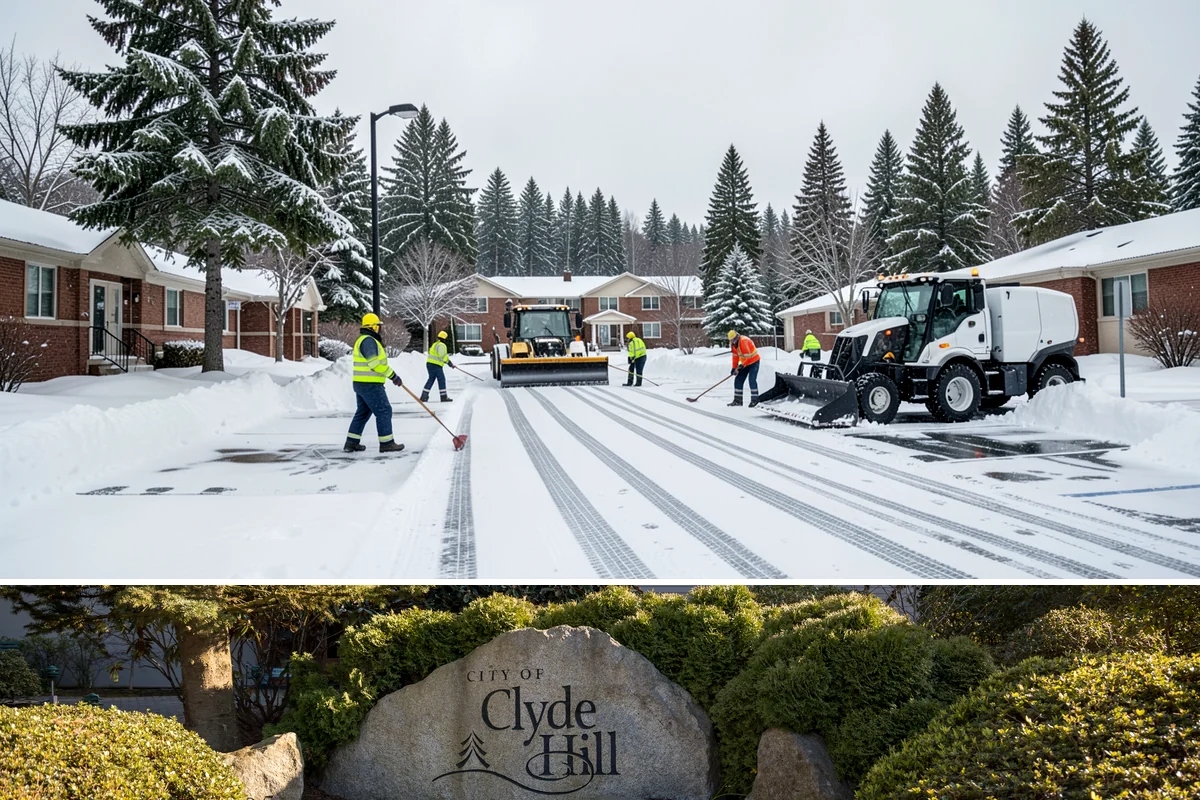 Patio Clearing in Clyde Hill, King County, WA - Serviced after each snowfall through the winter months when patios would otherwise sit iced over.