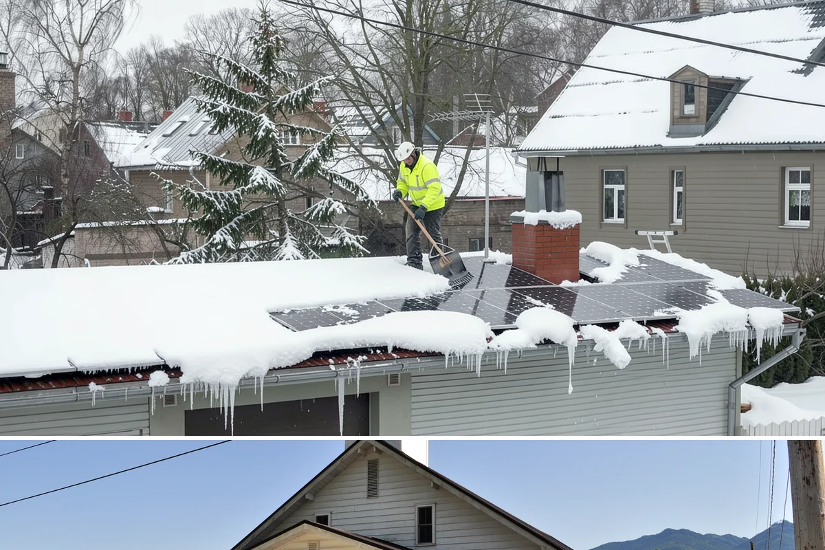 Patio Clearing in Concrete, Skagit County, WA - Serviced after each snowfall through the winter months when patios would otherwise sit iced over.