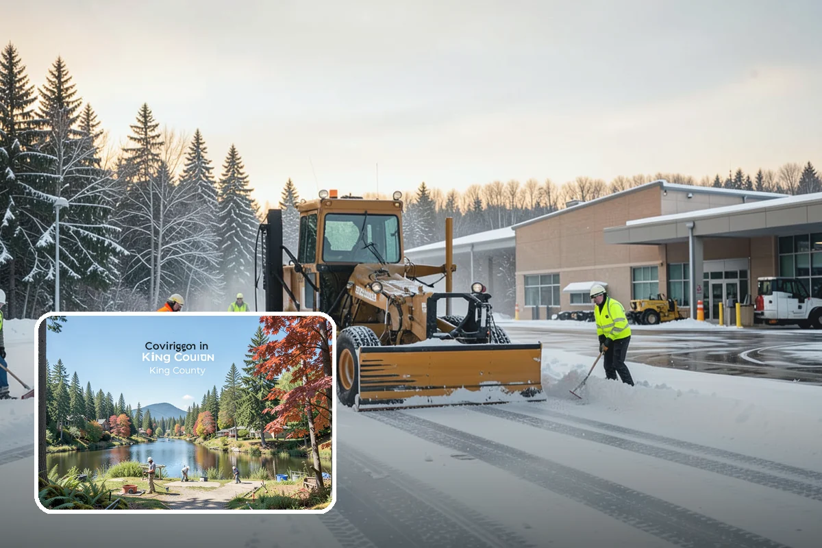 Patio Clearing in Covington, King County, WA - Keeps patios safe and usable in winter