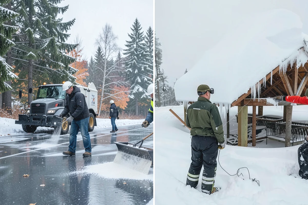 Patio Clearing in Darrington, Snohomish County, WA - Assess the patio surface type and layout