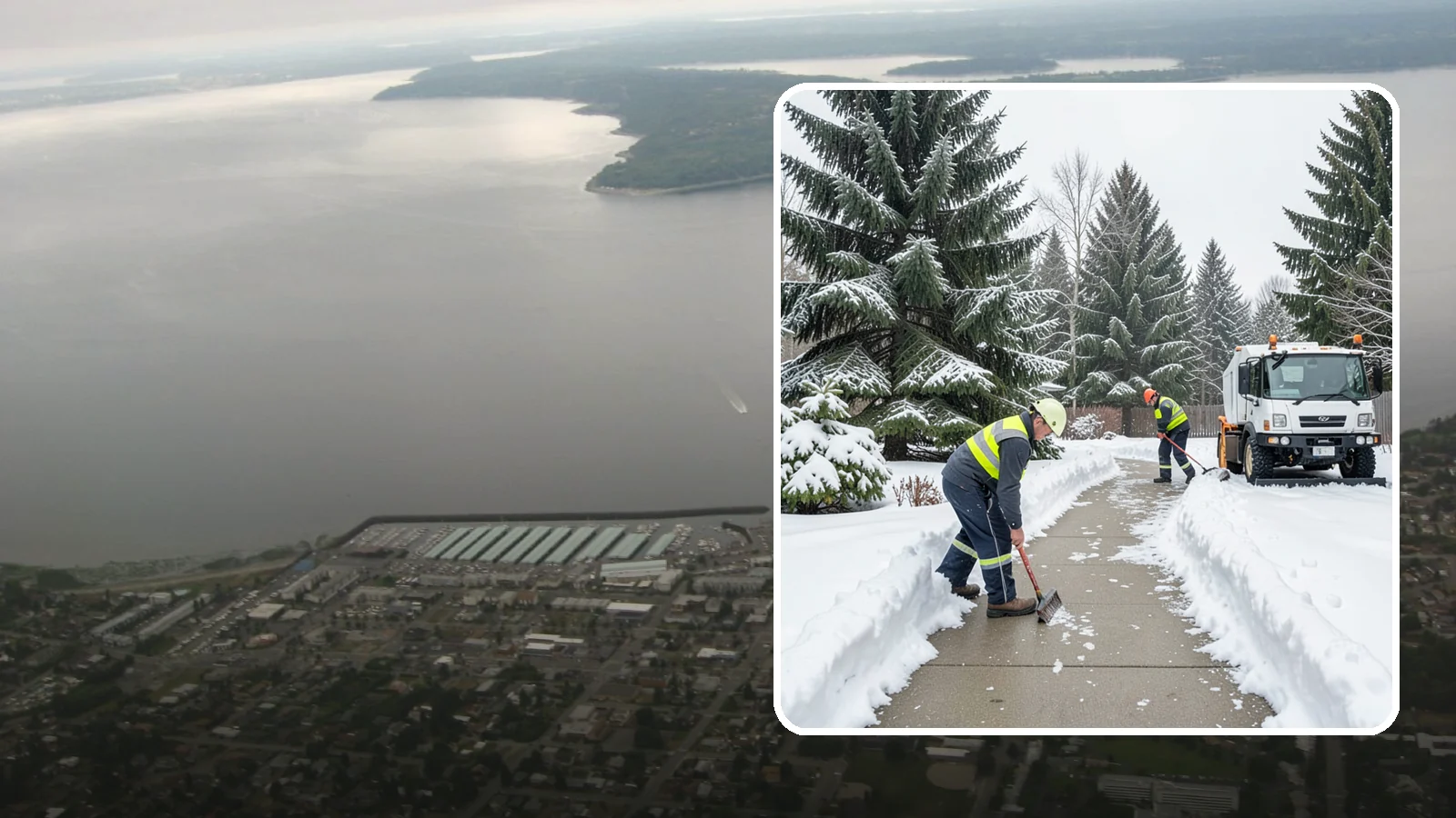 Patio Clearing in Des Moines, King County, WA - We clear residential and commercial patios so these gathering spaces stay usable through Western Washington winters.