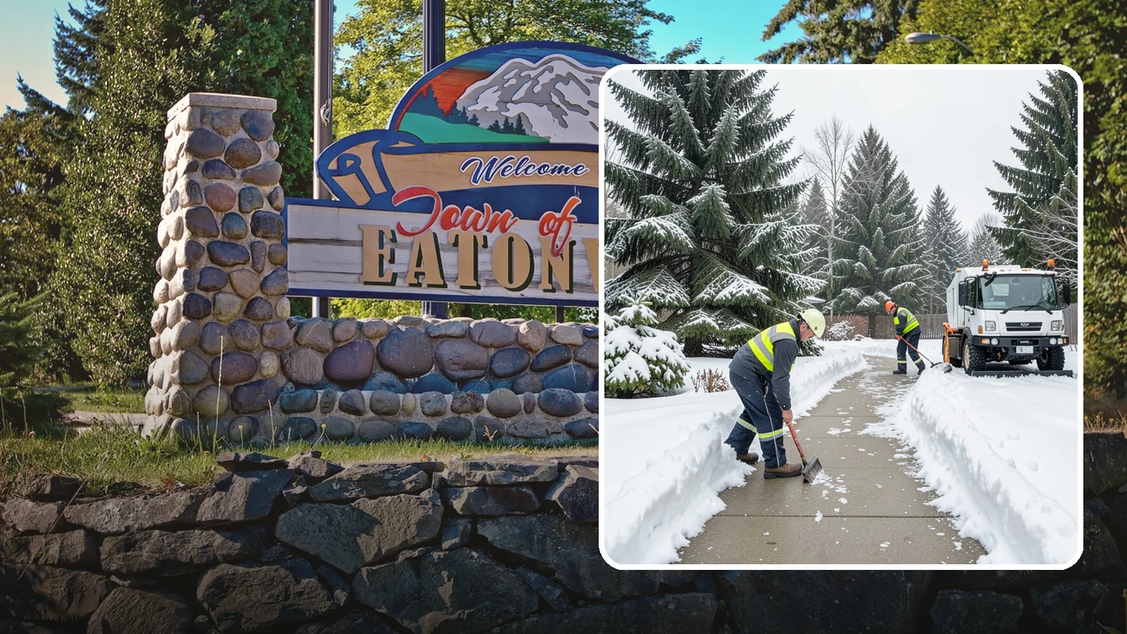 Patio Clearing in Eatonville, Pierce County, WA - We clear residential and commercial patios so these gathering spaces stay usable through Western Washington winters.