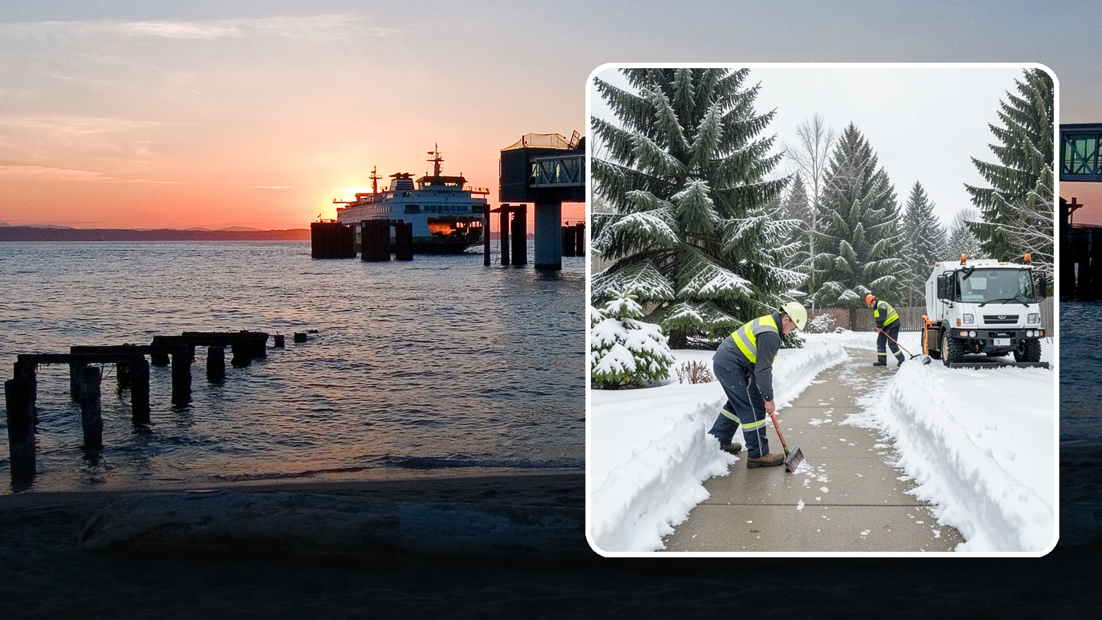 Patio Clearing in Edmonds, Snohomish County, WA - We clear residential and commercial patios so these gathering spaces stay usable through Western Washington winters.