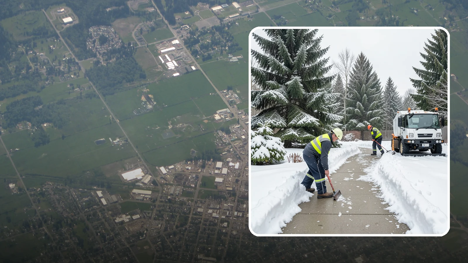 Patio Clearing in Enumclaw, King County, WA - We clear residential and commercial patios so these gathering spaces stay usable through Western Washington winters.