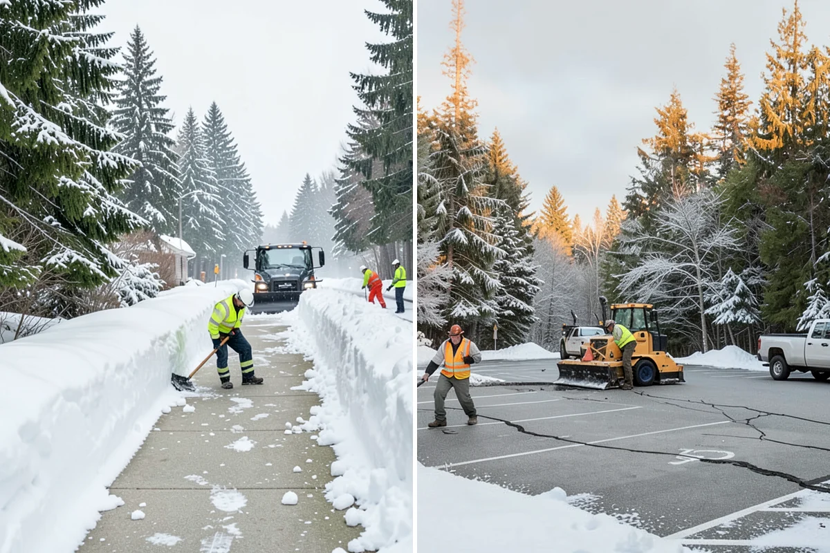 Patio Clearing in Fircrest, Pierce County, WA - Assess the patio surface type and layout