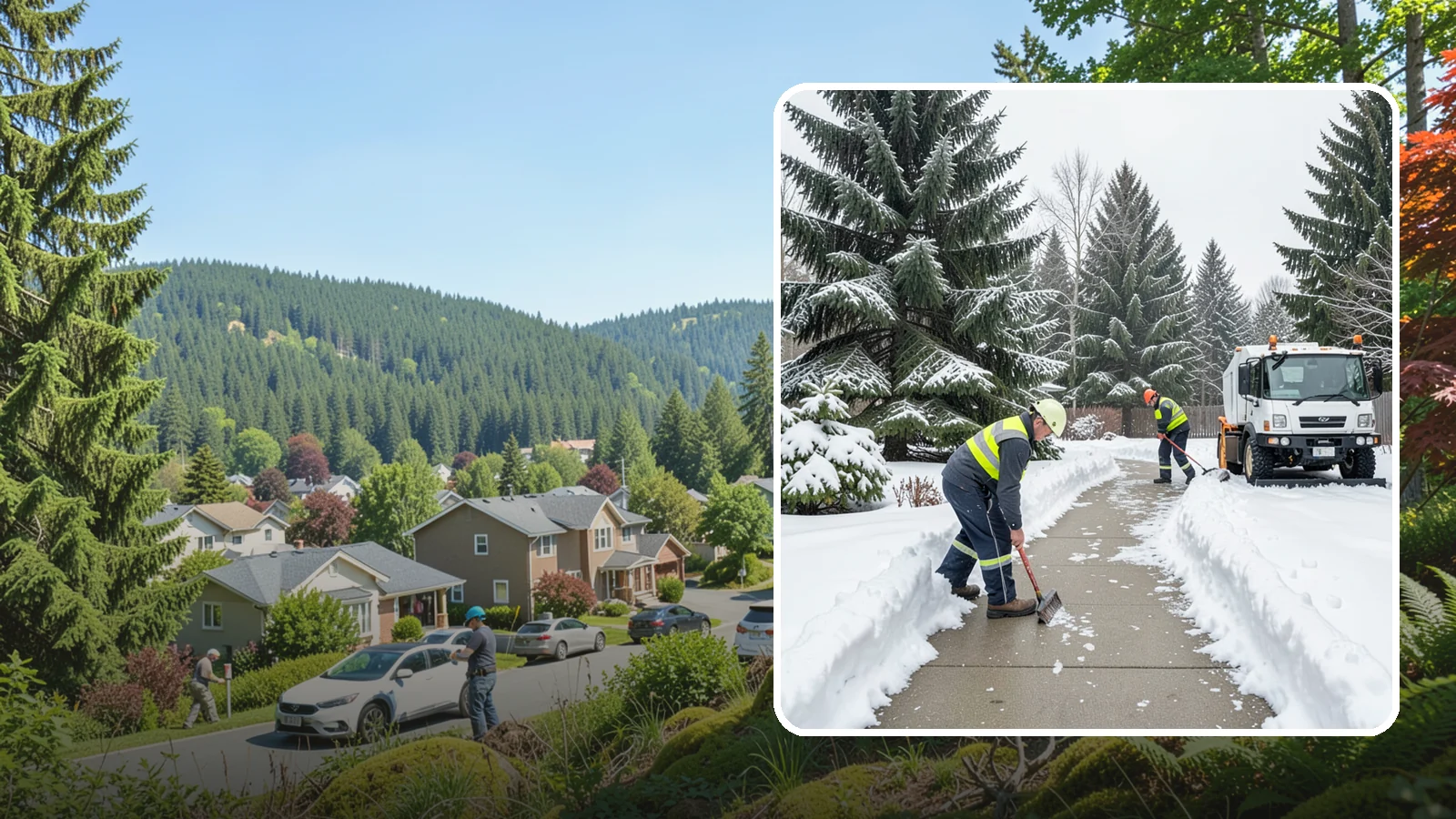 Patio Clearing in Index, Snohomish County, WA - We clear residential and commercial patios so these gathering spaces stay usable through Western Washington winters.