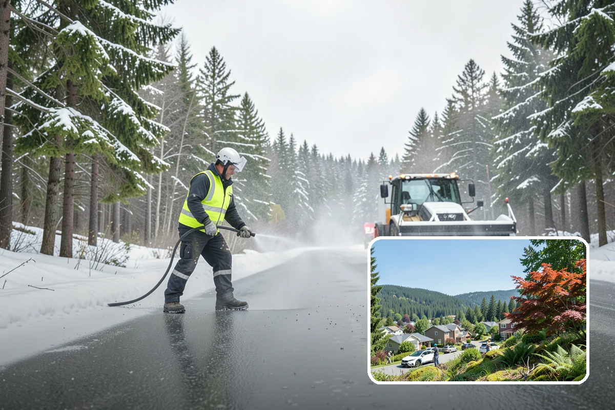 Patio Clearing in Index, Snohomish County, WA - Keeps patios safe and usable in winter