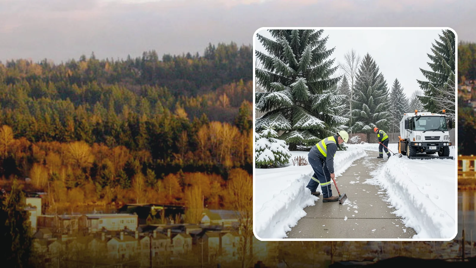 Patio Clearing in Kenmore, King County, WA - We clear residential and commercial patios so these gathering spaces stay usable through Western Washington winters.