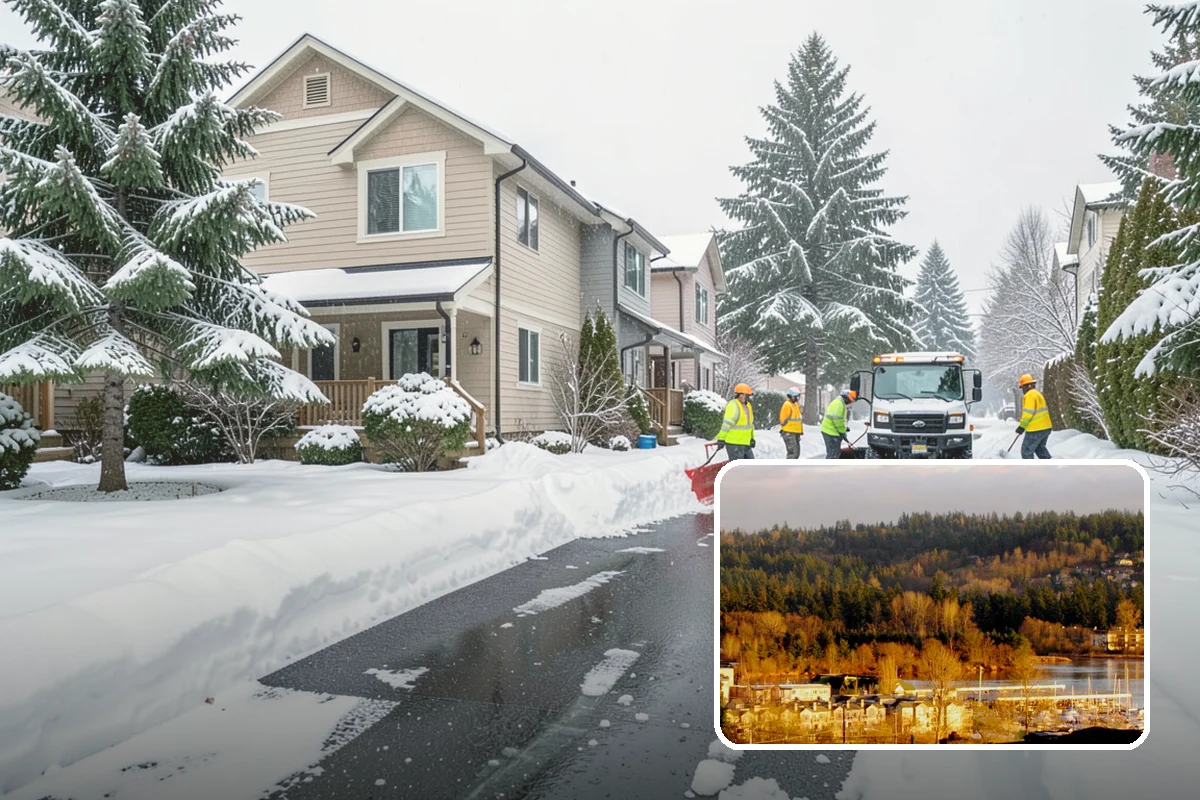 Patio Clearing in Kenmore, King County, WA - Keeps patios safe and usable in winter