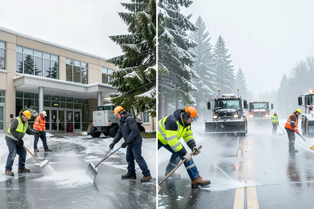 Patio Clearing in Kenmore, King County, WA - Assess the patio surface type and layout