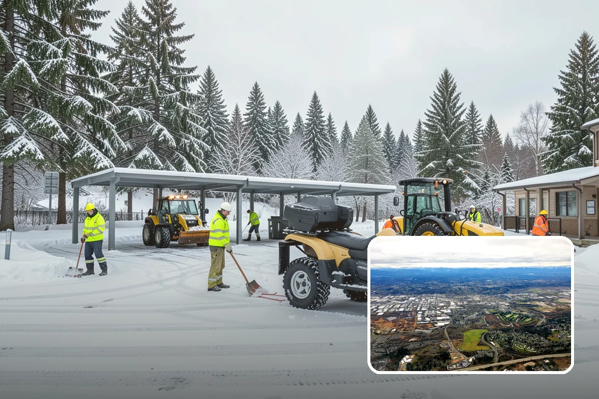 Patio Clearing in Kent, King County, WA - Keeps patios safe and usable in winter