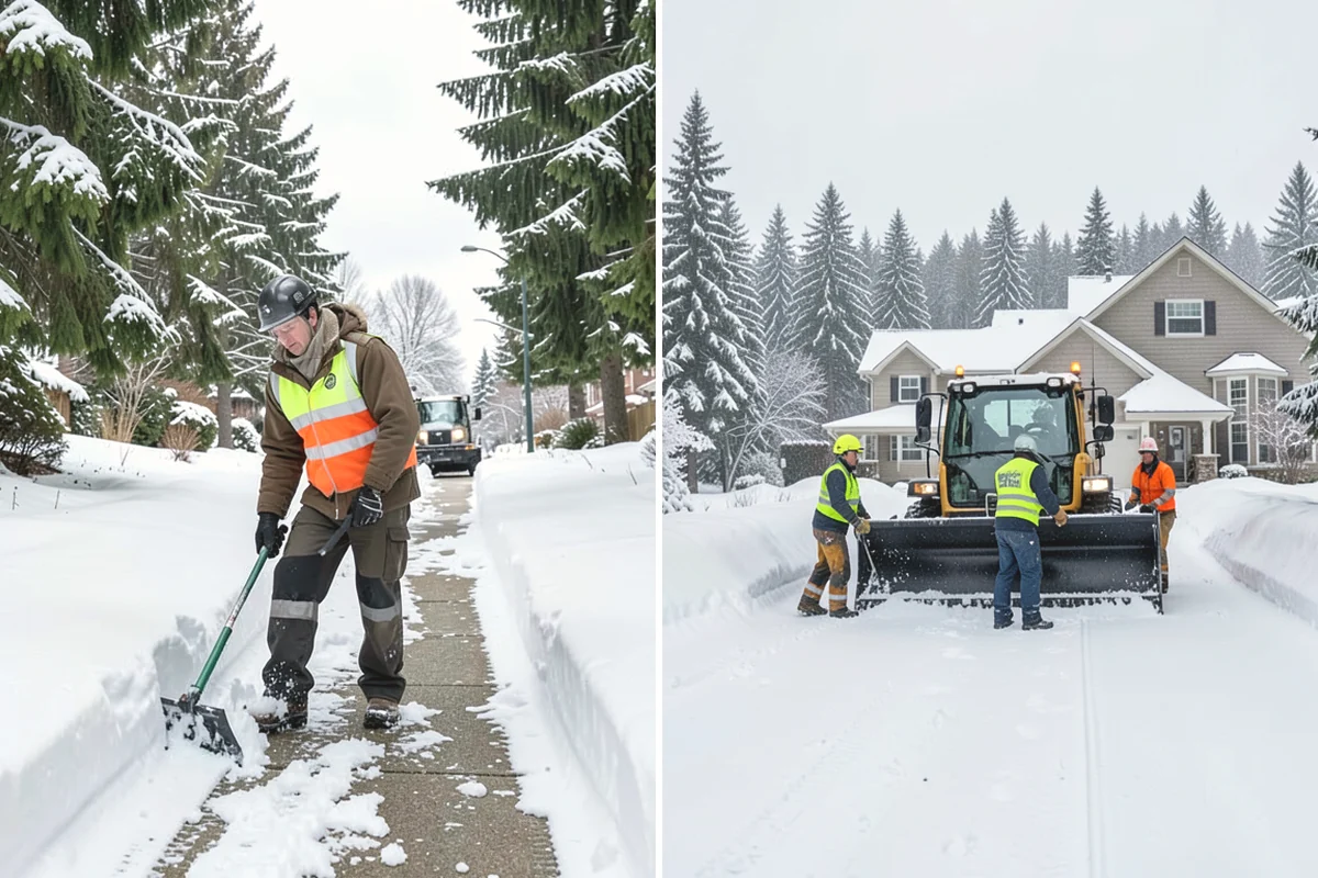 Patio Clearing in La Conner, Skagit County, WA - Assess the patio surface type and layout