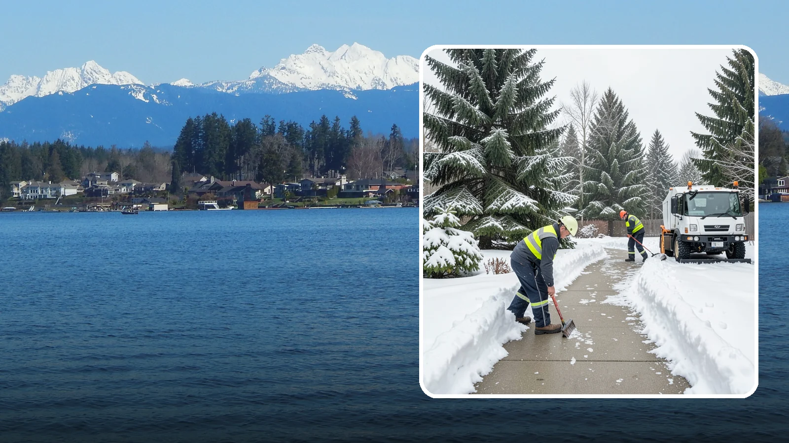 Patio Clearing in Lake Stevens, Snohomish County, WA - We clear residential and commercial patios so these gathering spaces stay usable through Western Washington winters.