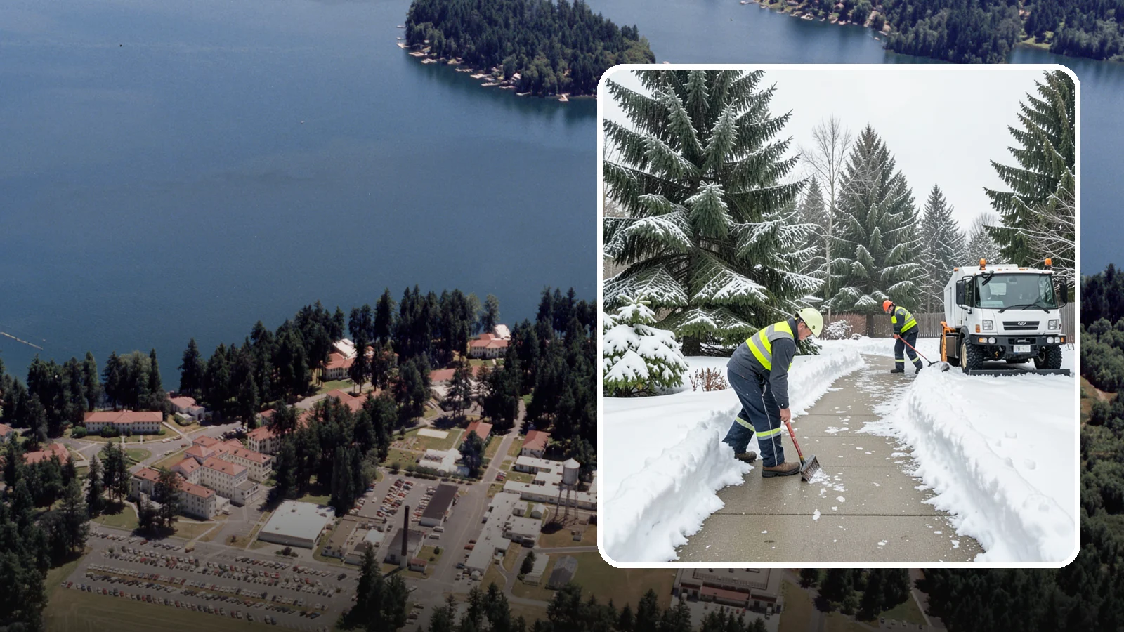 Patio Clearing in Lakewood, Pierce County, WA - We clear residential and commercial patios so these gathering spaces stay usable through Western Washington winters.