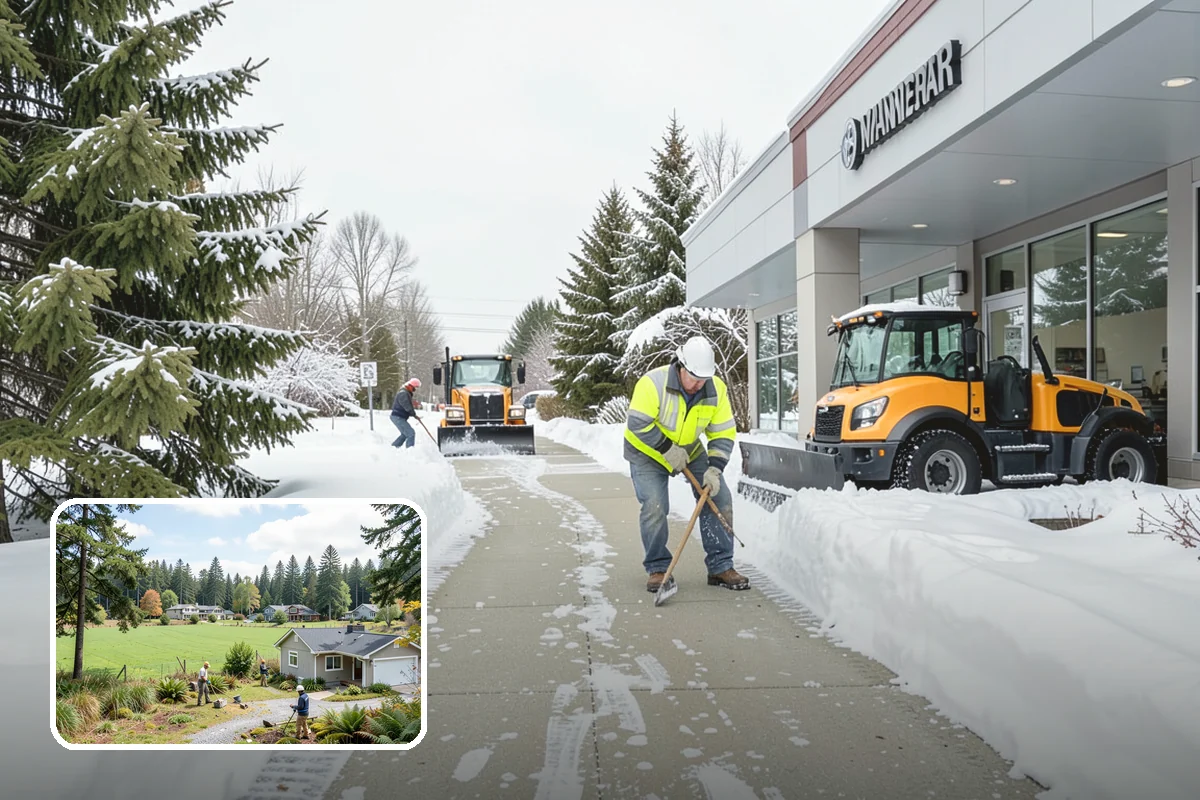 Patio Clearing in Lyman, Skagit County, WA - Keeps patios safe and usable in winter
