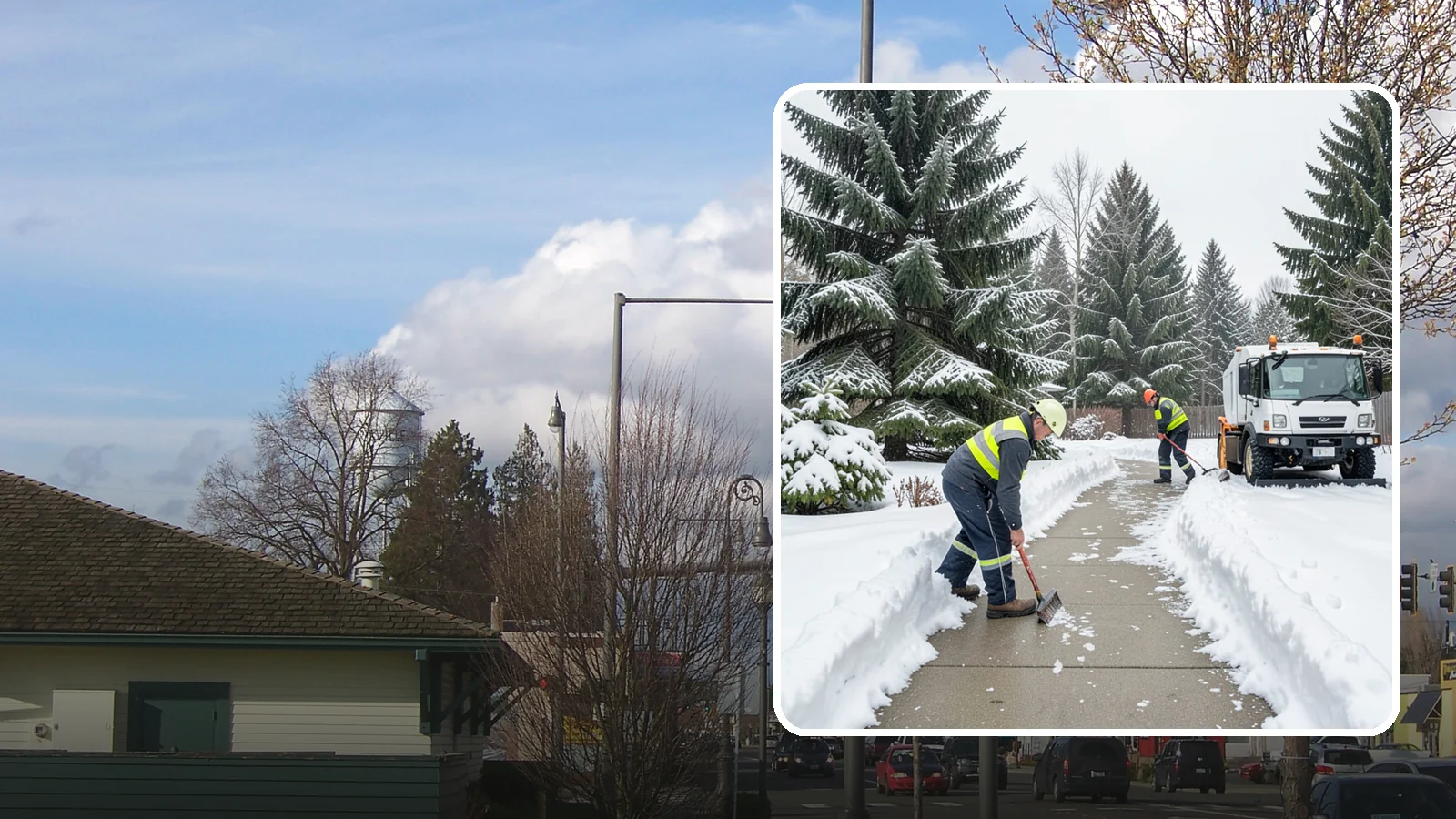 Patio Clearing in Marysville, Snohomish County, WA - We clear residential and commercial patios so these gathering spaces stay usable through Western Washington winters.