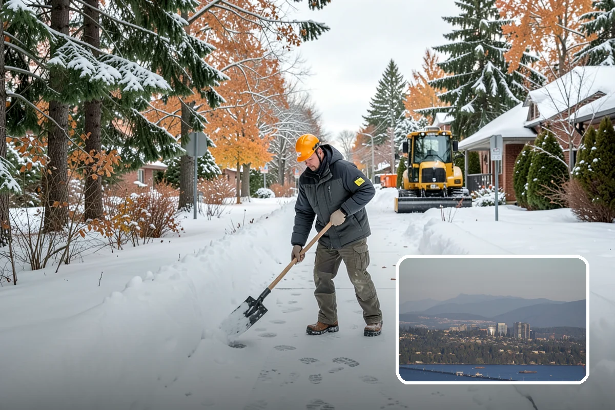 Patio Clearing in Medina, King County, WA - Keeps patios safe and usable in winter