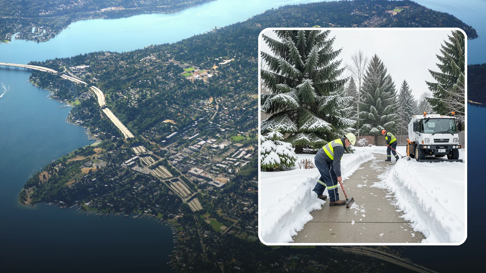 Patio Clearing in Mercer Island, King County, WA - We clear residential and commercial patios so these gathering spaces stay usable through Western Washington winters.