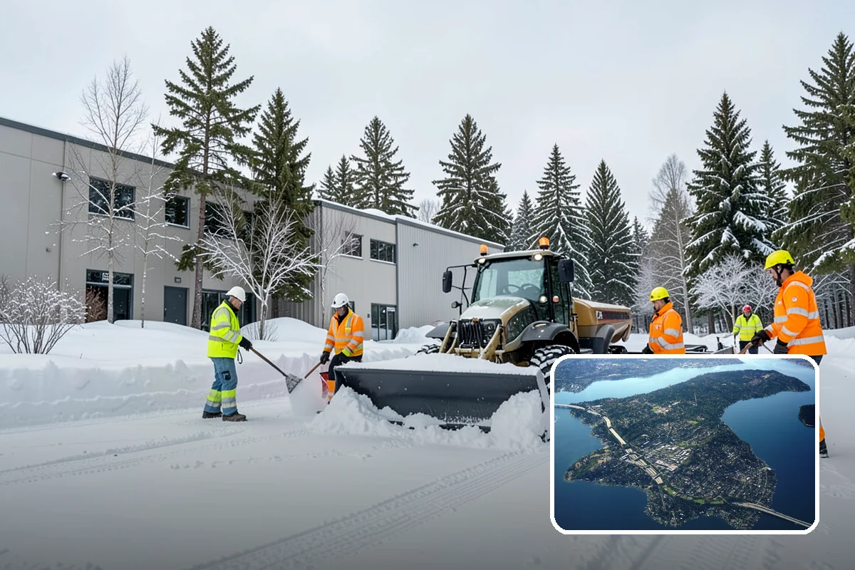 Patio Clearing in Mercer Island, King County, WA - Keeps patios safe and usable in winter