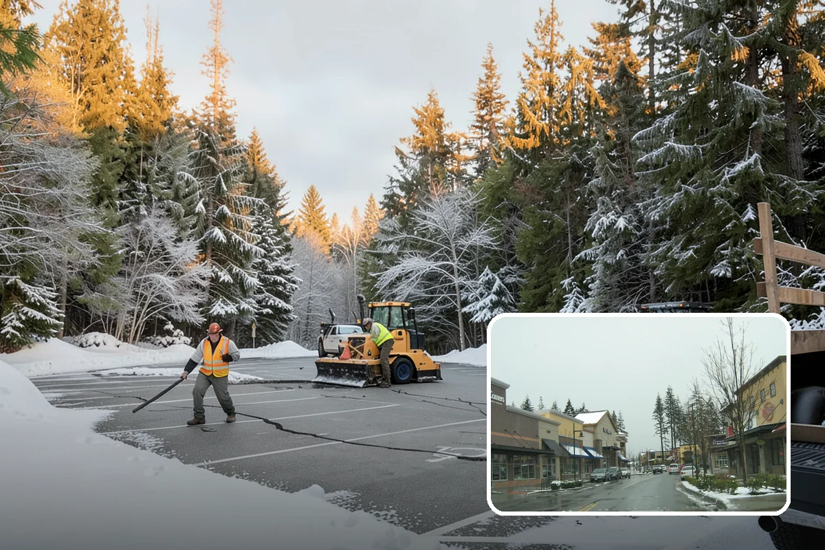 Patio Clearing in Mill Creek, Snohomish County, WA - Keeps patios safe and usable in winter