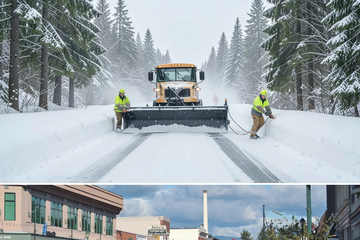 Patio Clearing in Monroe, Snohomish County, WA - Serviced after each snowfall through the winter months when patios would otherwise sit iced over.