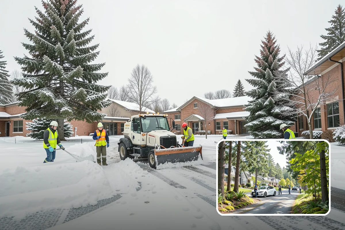 Patio Clearing in Normandy Park, King County, WA - Keeps patios safe and usable in winter