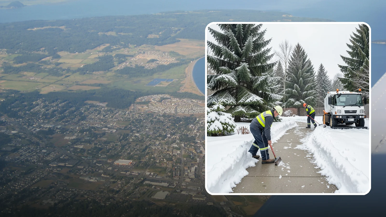 Patio Clearing in Oak Harbor, Island County, WA - We clear residential and commercial patios so these gathering spaces stay usable through Western Washington winters.
