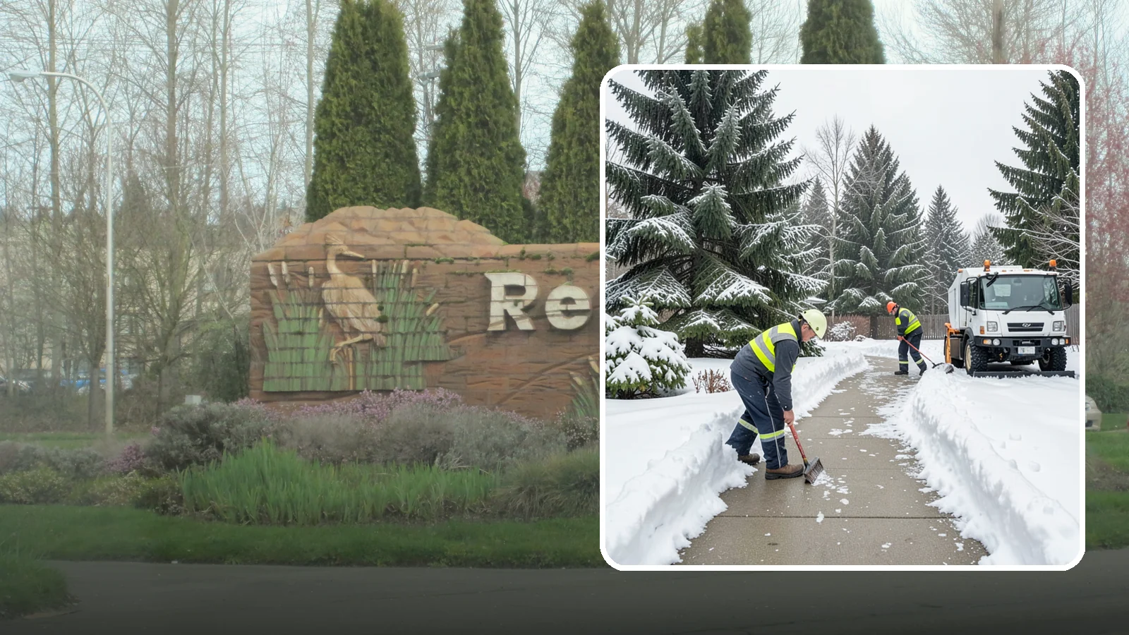 Patio Clearing in Renton, King County, WA - We clear residential and commercial patios so these gathering spaces stay usable through Western Washington winters.