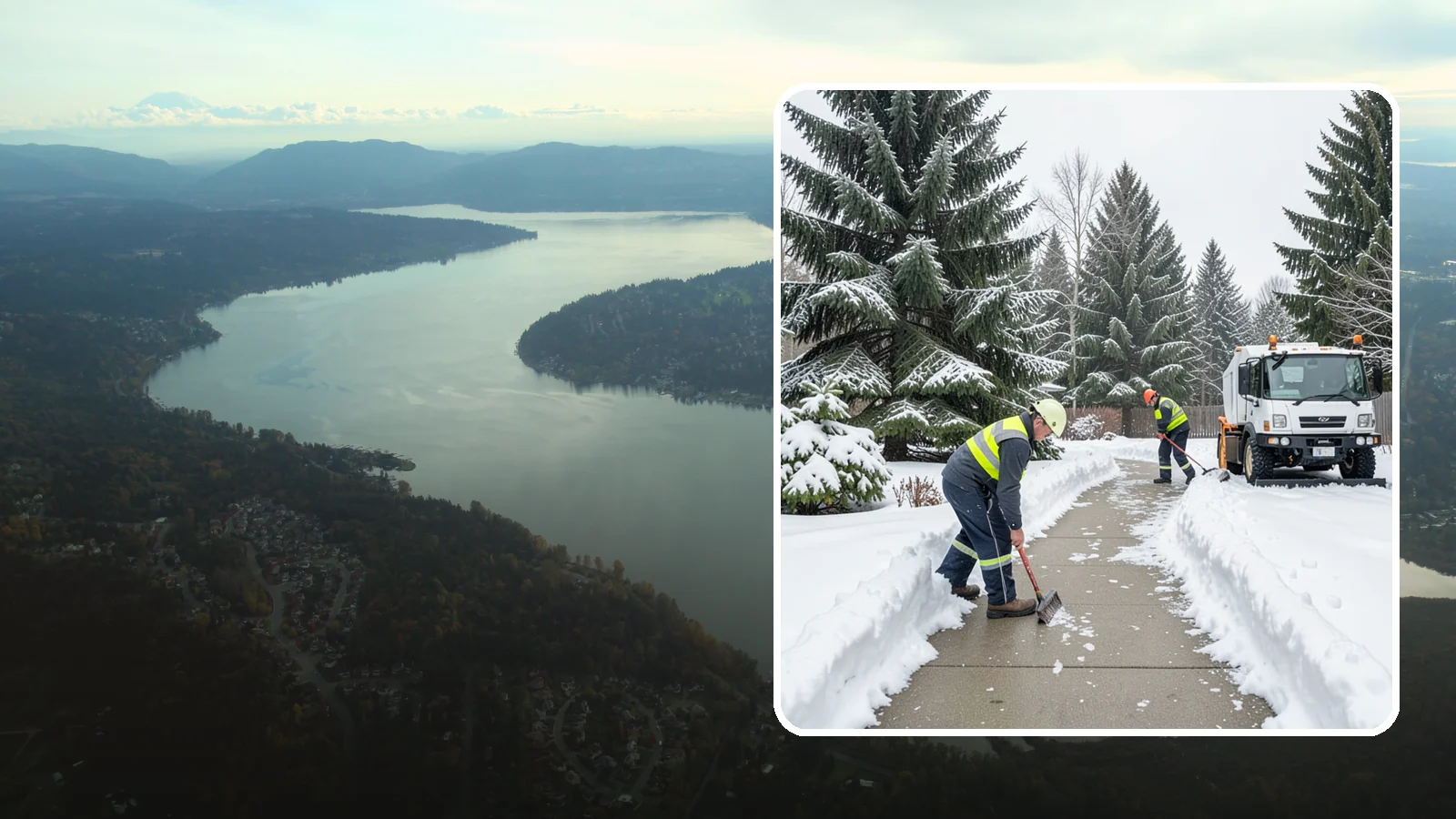 Patio Clearing in Sammamish, King County, WA - We clear residential and commercial patios so these gathering spaces stay usable through Western Washington winters.