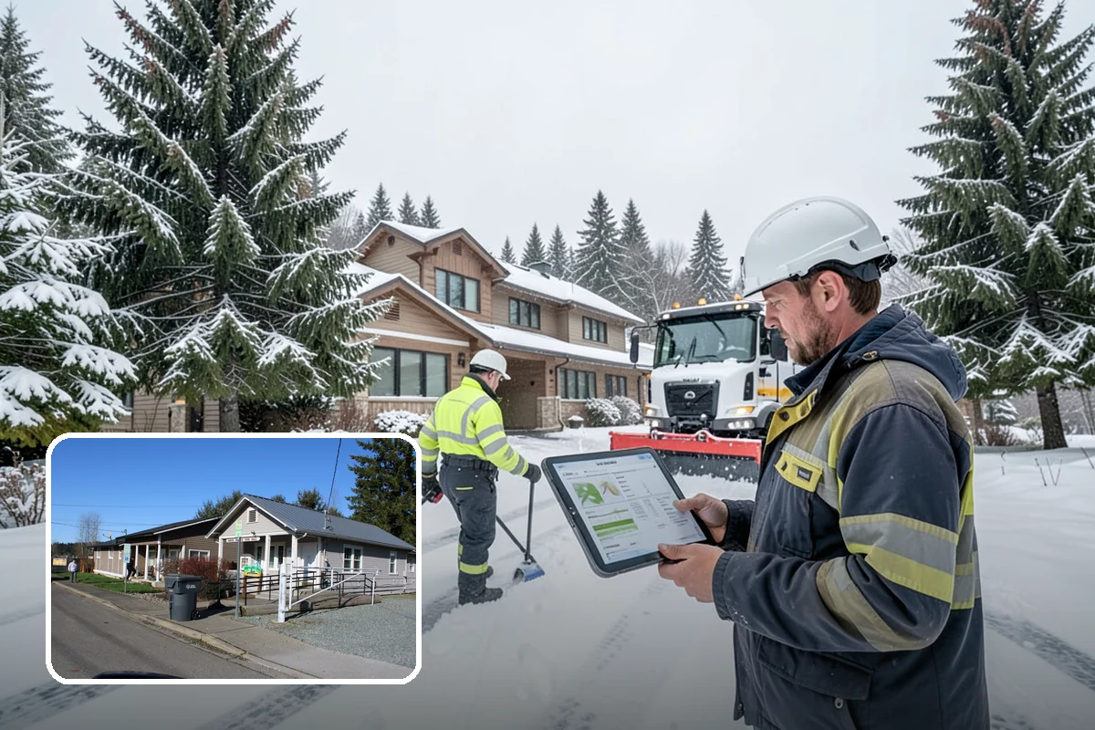 Patio Clearing in South Prairie, Pierce County, WA - Keeps patios safe and usable in winter