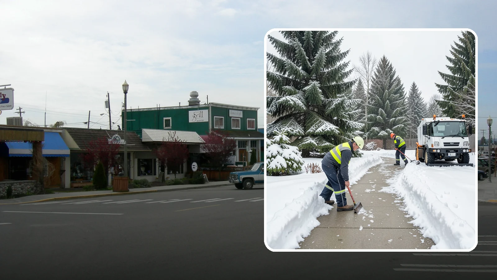 Patio Clearing in Stanwood, Snohomish County, WA - We clear residential and commercial patios so these gathering spaces stay usable through Western Washington winters.