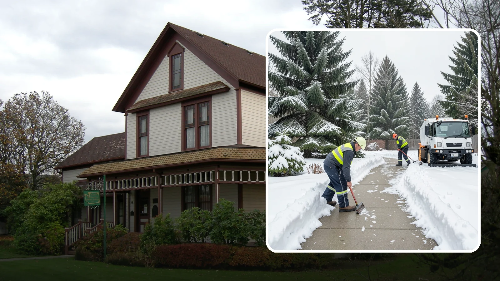 Patio Clearing in Sumner, Pierce County, WA - We clear residential and commercial patios so these gathering spaces stay usable through Western Washington winters.