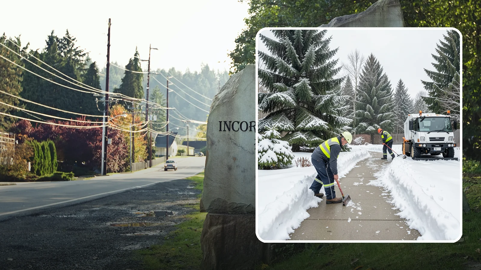 Patio Clearing in Wilkeson, Pierce County, WA - We clear residential and commercial patios so these gathering spaces stay usable through Western Washington winters.