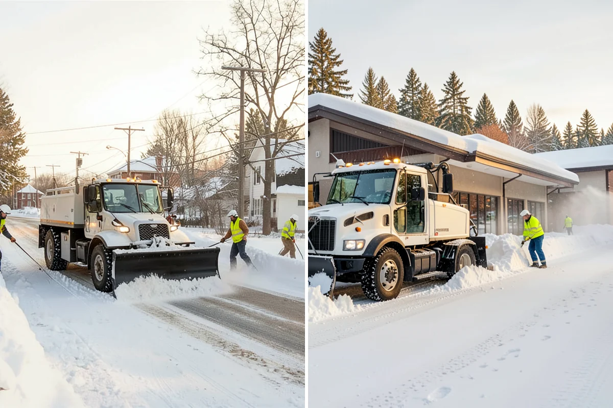 Patio Snow Removal in Arlington, Snohomish County, WA - Assess the patio material and note shaded areas prone to refreeze